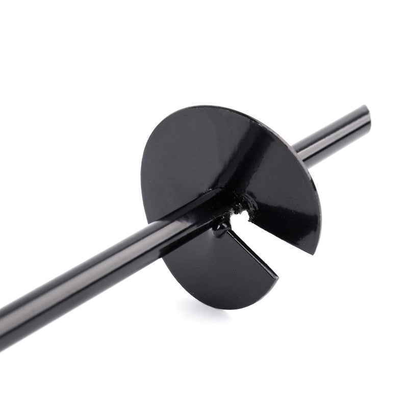 Yesland 8 Pack 15 Inch Black Ground Anchor, Reusable Heavy Duty Steel Wind Stakes, 3/8 Inch Thick in Diameter with 25 Feet of Rope - Image 4
